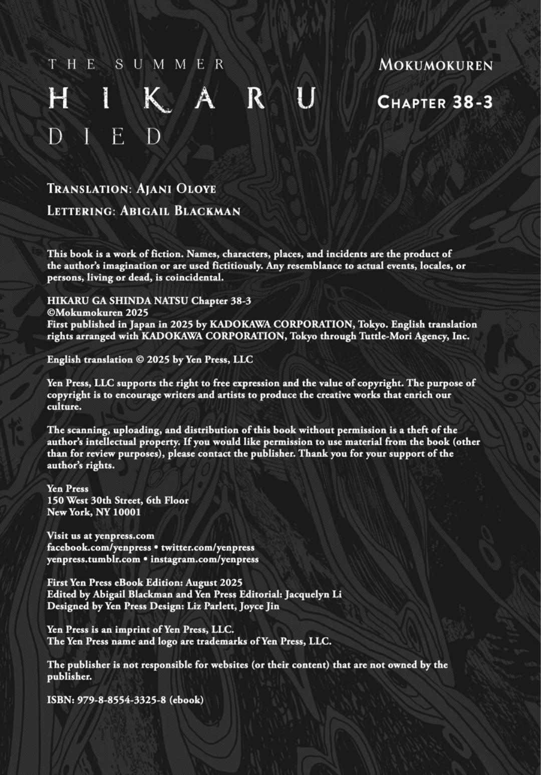 The Summer Hikaru Died, Chapter 38.3 image 13